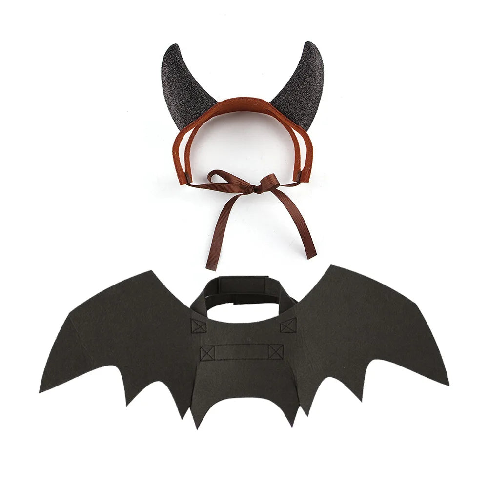 Bat Wings & Horns Costume