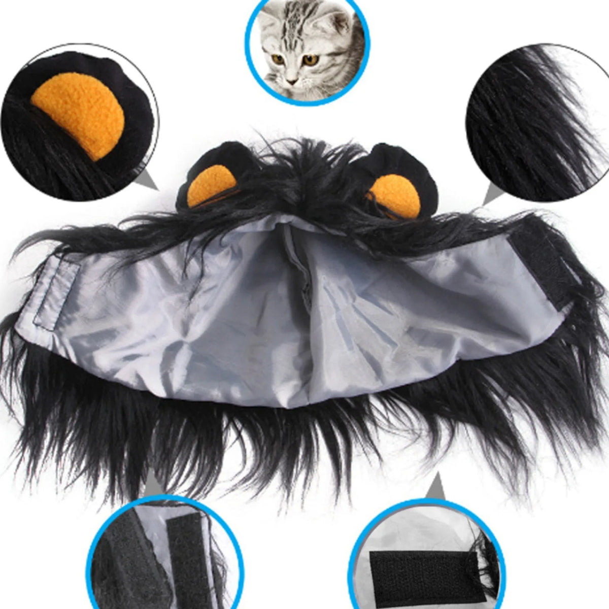 Fluffy Lion Mane Costume