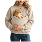Paw Pouch Crewneck detail