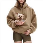 Paw Pouch Hoodie pocket detail