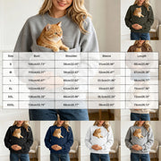 Paw Pouch Crewneck with dog